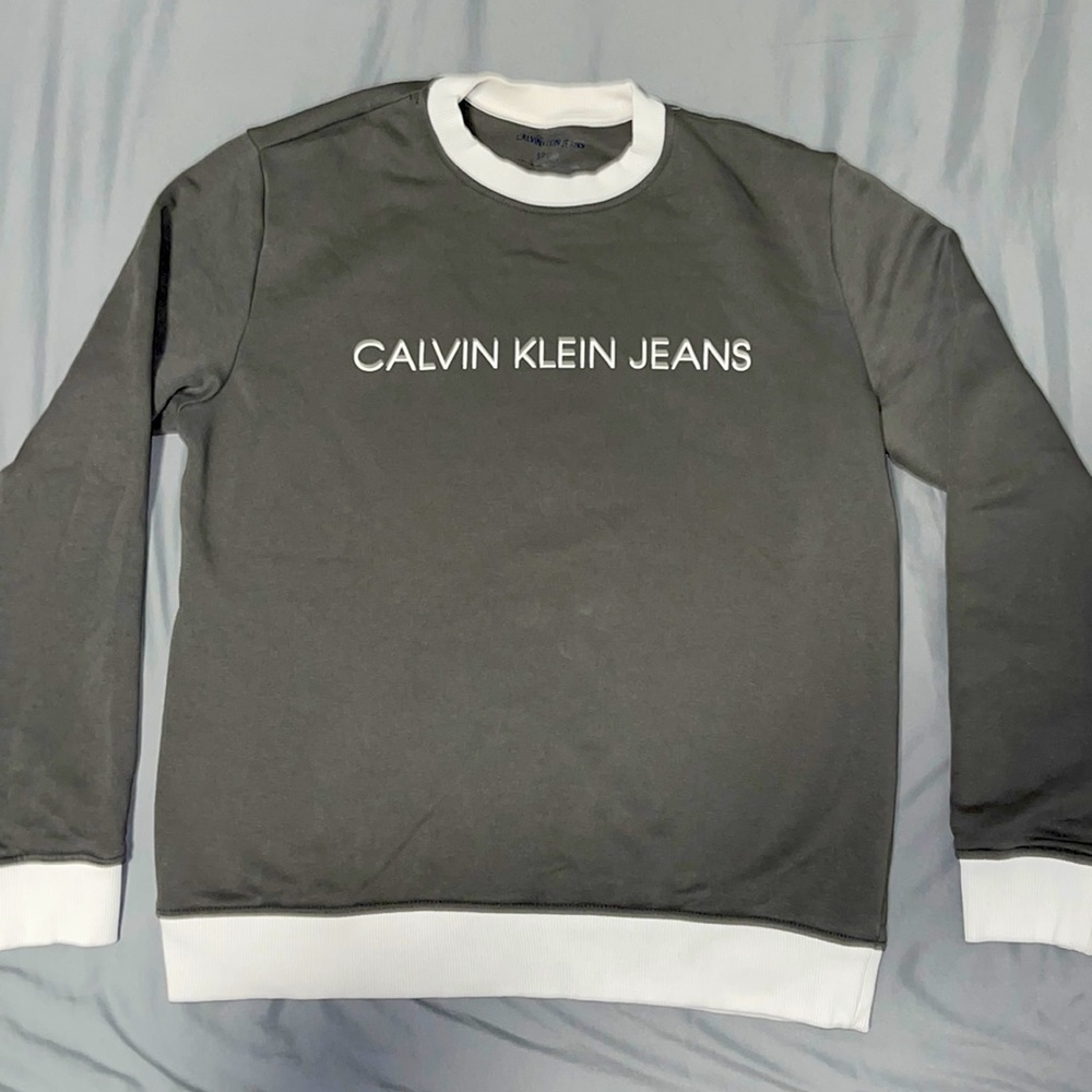 Calvin Klein Jeans Gray Sweater